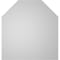 Ekena Millwork Octagonal Top Surface Mount PVC Gable Vent w/ 3-1/2"W x 1"P Standard Frame, 36"W x 38"H GVPOT36X3801SN - alternate 5